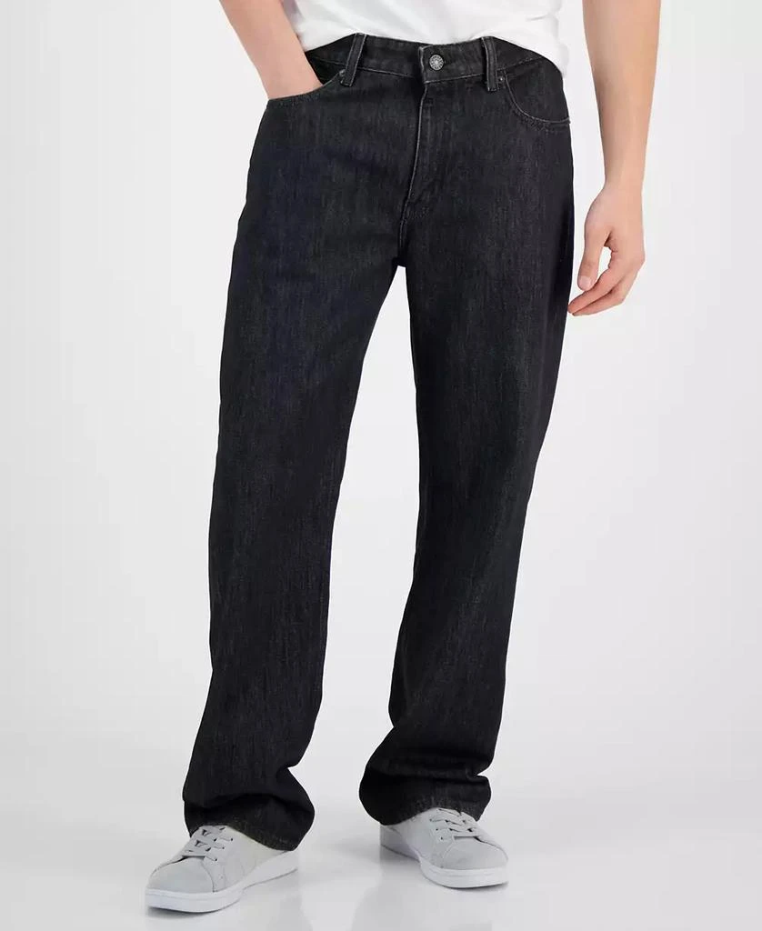 GUESS Men's Black Wash GJ G18 Relaxed Jeans 1