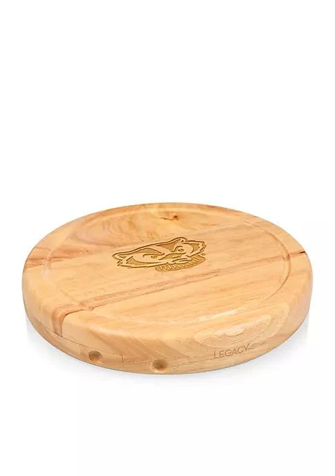 Picnic Time Wisconsin Badgers Circo Cheese Board and Tools Set 2