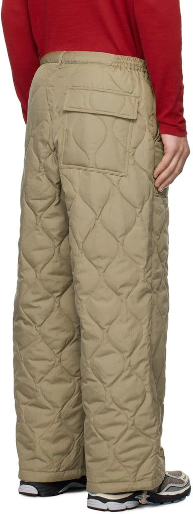 Taion Beige Military Down Trousers 3