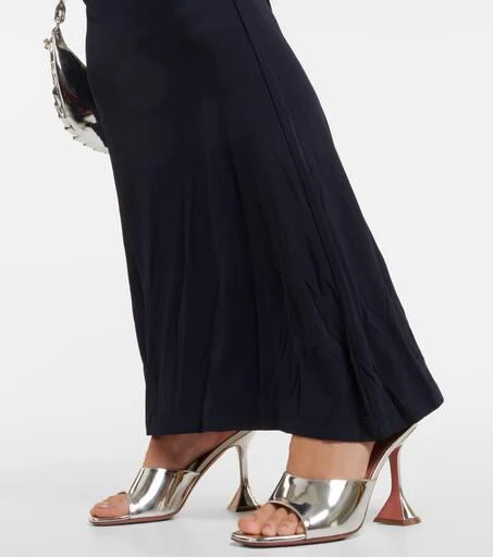 Christopher Esber Ruched denim maxi skirt 5