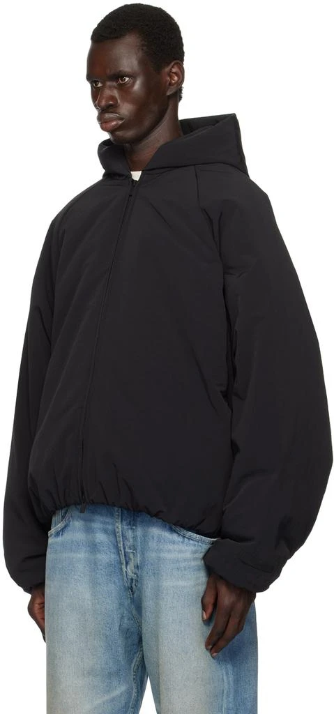 Essentials Black Military Nylon Jacket 4