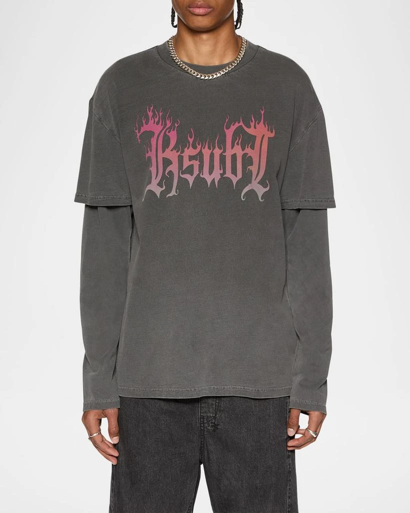 Ksubi Men's Fuego Layered T-Shirt 4