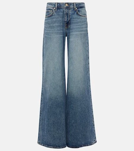 7 For All Mankind Willow mid-rise wide-leg jeans 1
