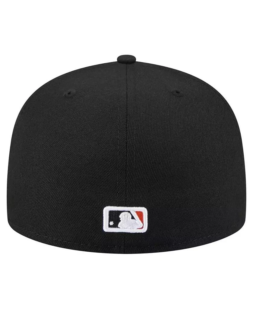 New Era Men's Black Baltimore Orioles Yarn Stitch 59FIFTY Fitted Hat 2