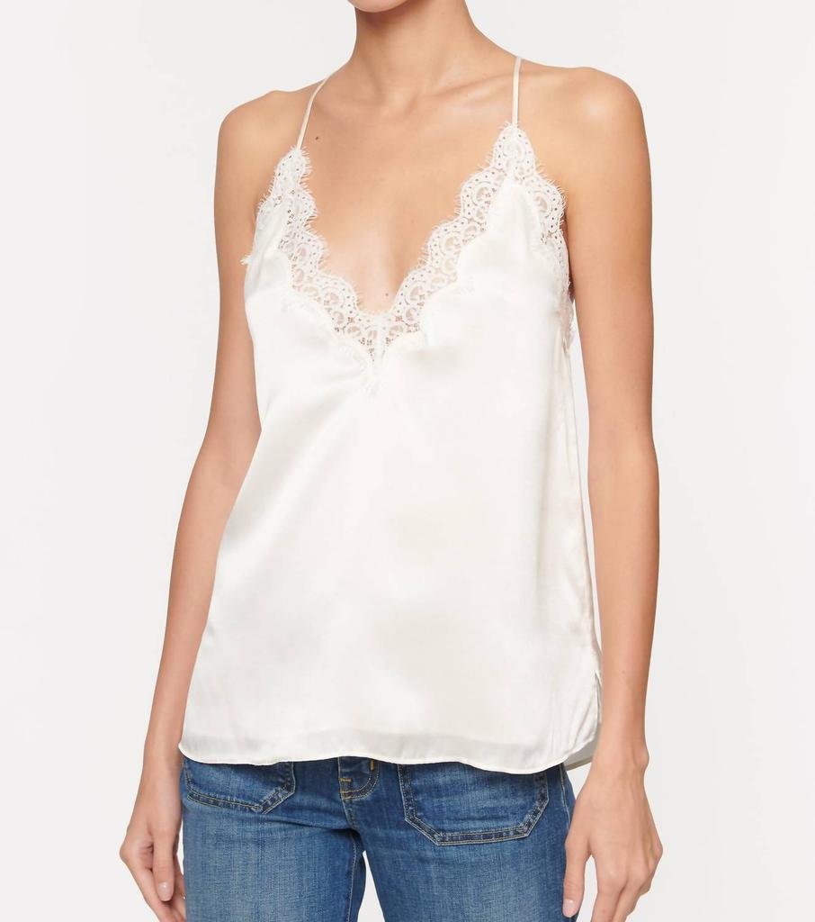 Cami Nyc Everly Cami Top In White