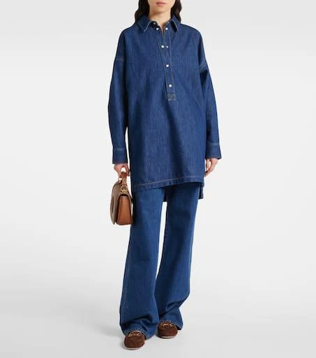 Gucci GG Horsebit suede ballet flats 3