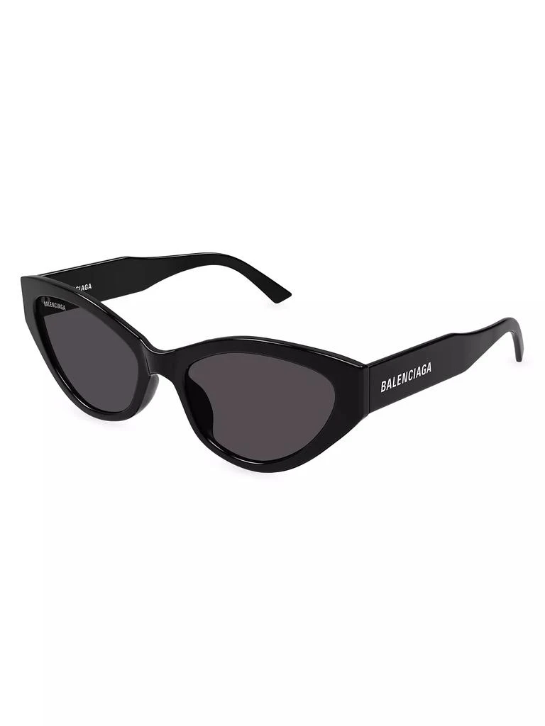 Balenciaga Flat 57MM Cat-Eye Sunglasses 1