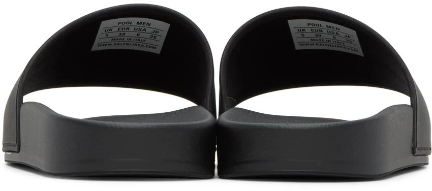 Balenciaga Black Pool Slides 2