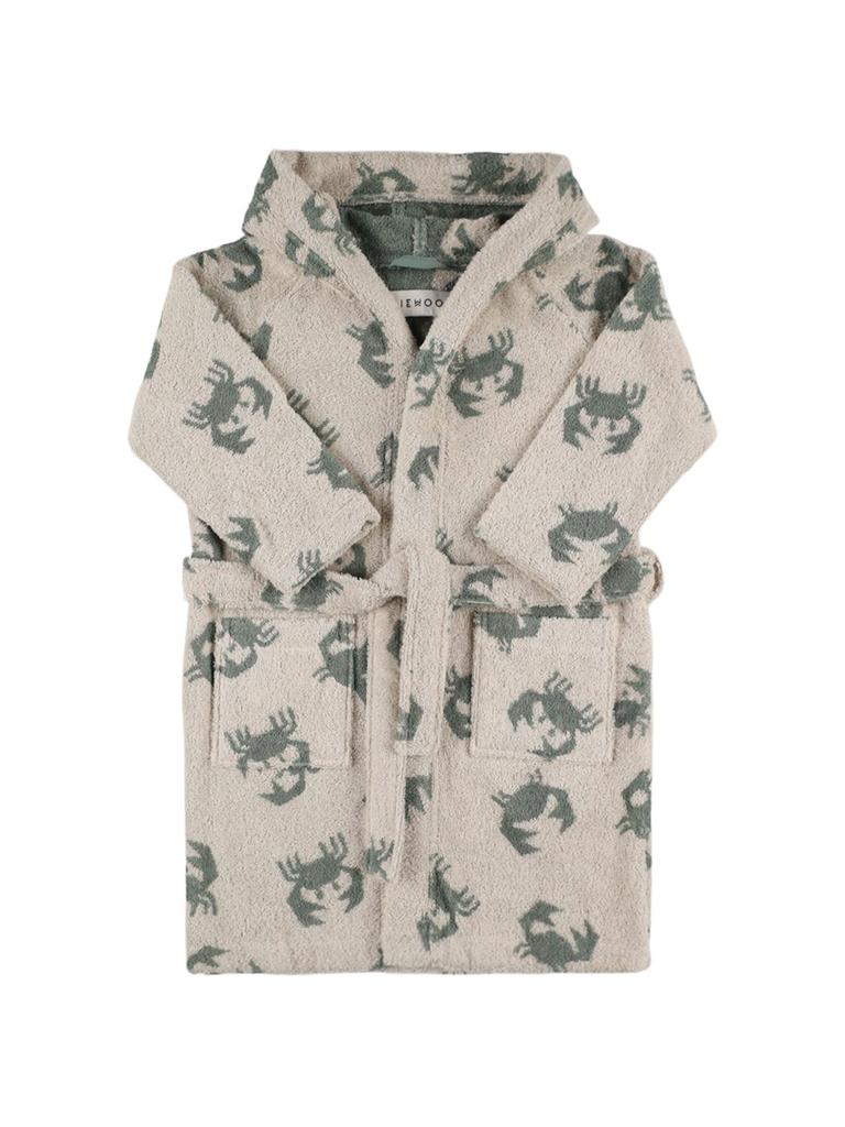 Liewood Hooded Cotton Bathrobe