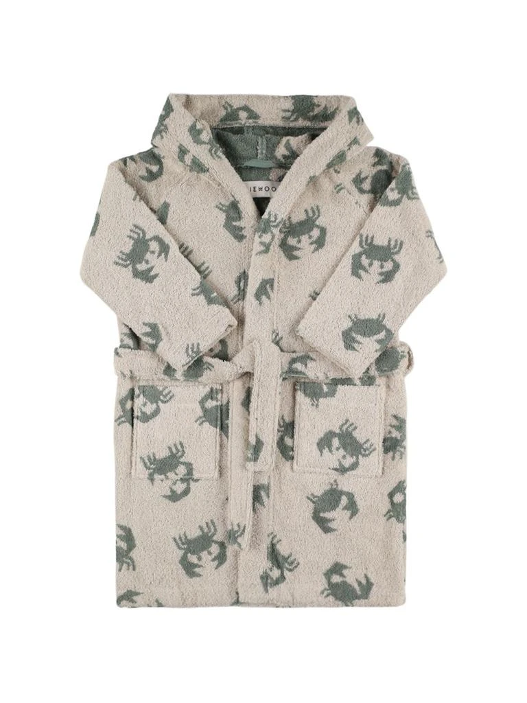 Liewood Hooded Cotton Bathrobe 1