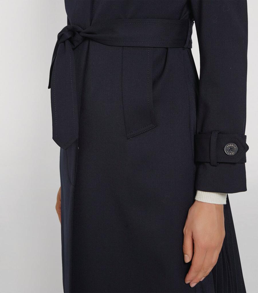 Shop Pleated Trench Coat on Sale at BeyondStyle – Get Lowest