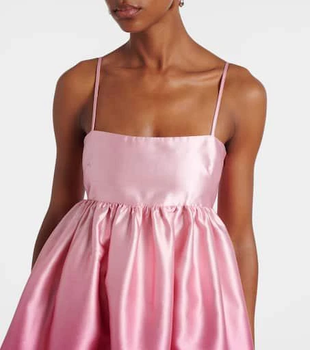 ALÉMAIS Inez ombré satin cocktail dress 4
