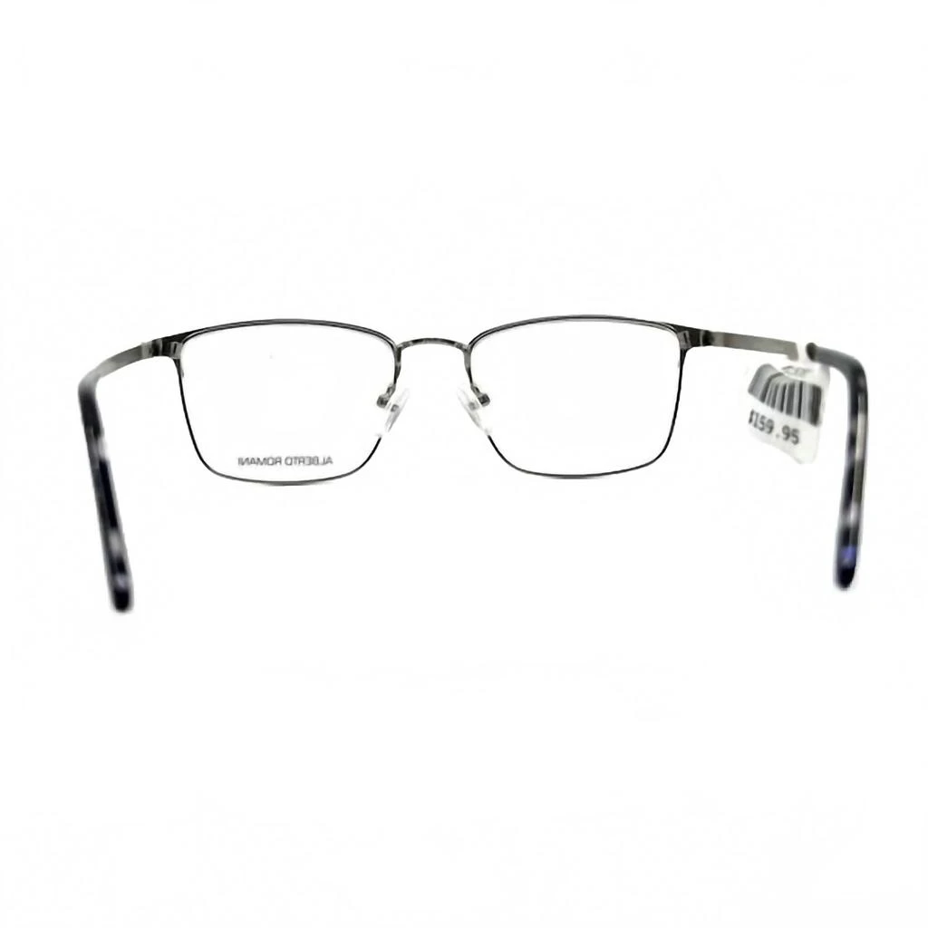 Alberto Romani Men
s Ar20203 Square Eyeglasses In Navy 4