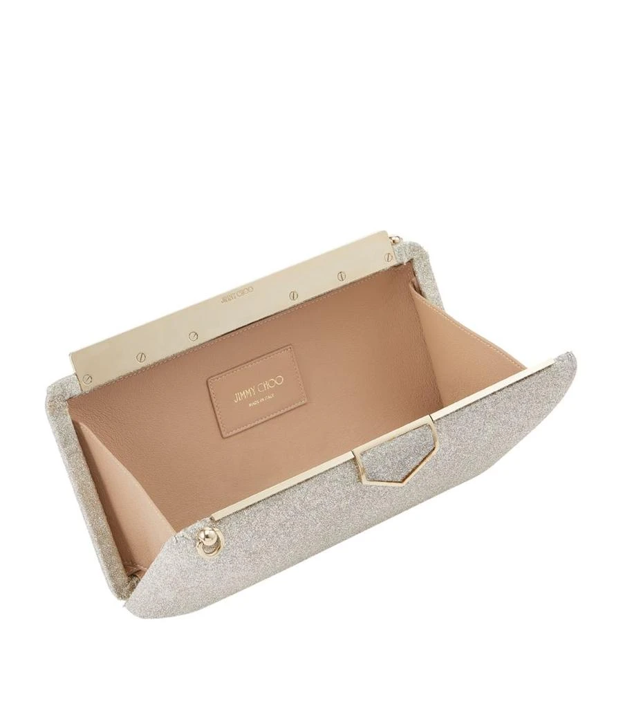 Jimmy Choo Glitter Ellipse Clutch 2