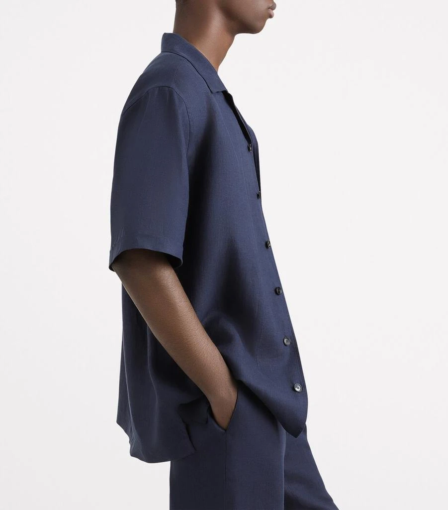 Dolce 
Gabbana Linen Logo Pocket Shirt 4