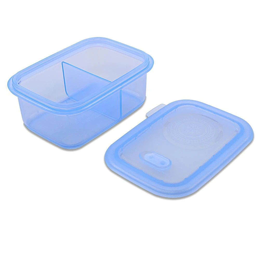 MNML Silicone Food Storage Container with Divider Set of 6 - 900 ml - Blue 3