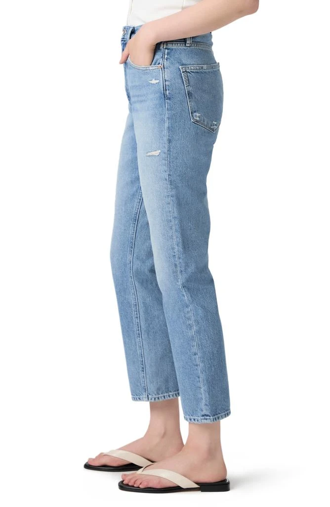Paige Billy High Waist Crop Straight Leg Jeans 4