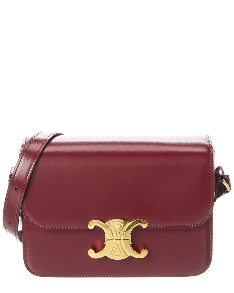 Celine CELINE Teen Triomphe Leather Shoulder Bag 1