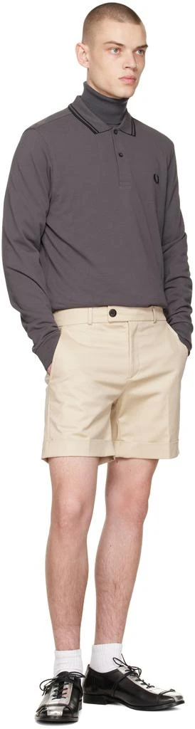 Fred Perry Gray Roll Neck Turtleneck 4