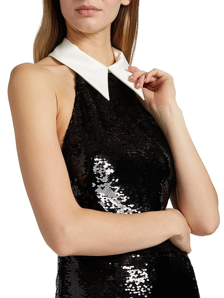 BRONX AND BANCO Wednesday Sequined Halterneck Minidress 6