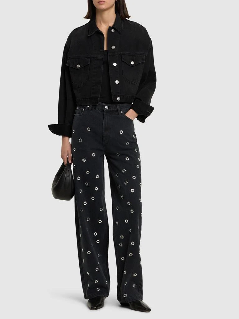 ROTATE Birger Christensen High Rise Straight Jeans 1