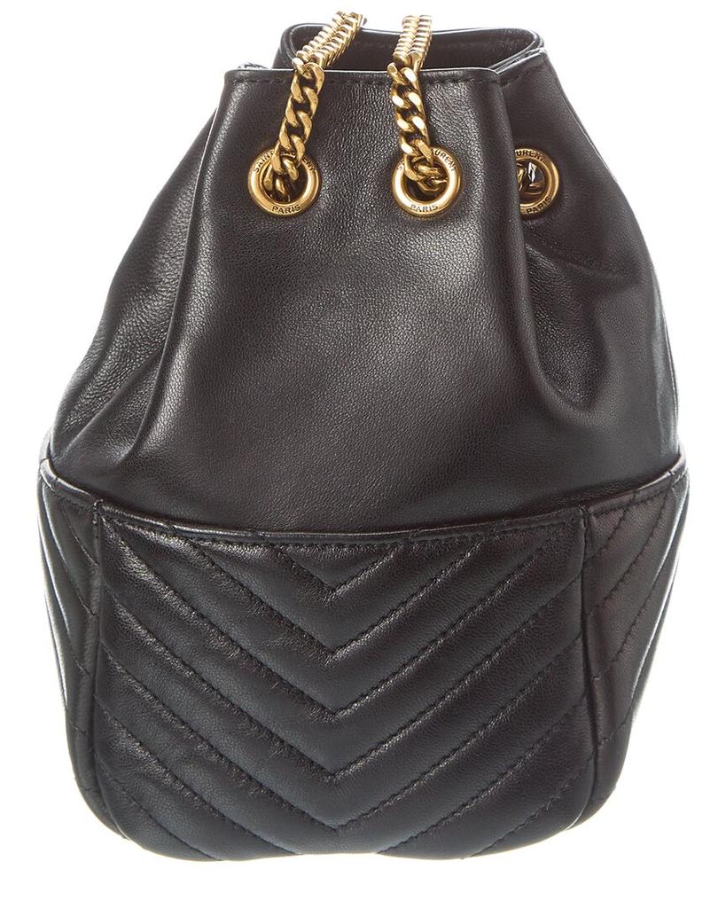 Saint Laurent Saint Laurent Joe Mini Quilted Leather Bucket Bag