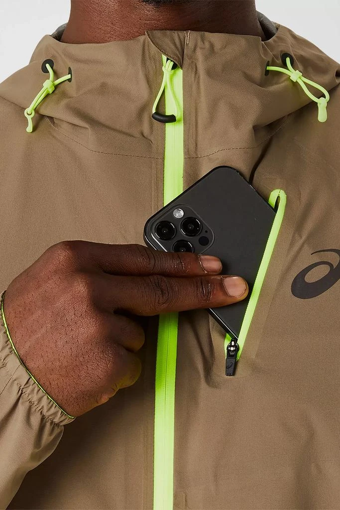 Shop ASICS Fujitrail Waterproof Running Jacket on Sale at