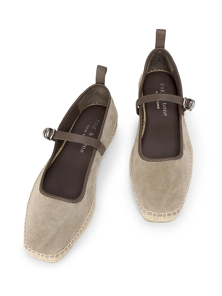 Rag & Bone Spire Leather Mary Jane Espadrilles 4