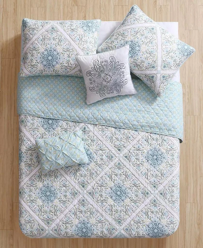 VCNY Home Windsor Reversible 5-Pc. Quilt Set 4