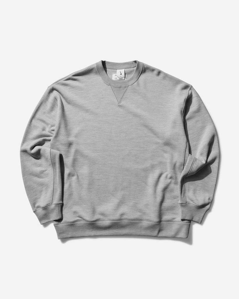 NIKE Men's Wool Classics Crewneck Sweatshirt Heather 1