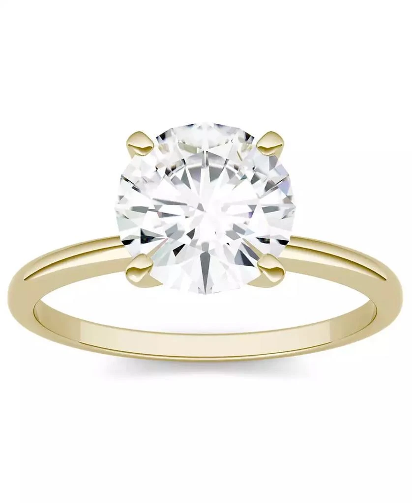 Charles
Colvard Moissanite Solitaire Ring (1 ct. t.w. DEW) in 14k White Gold 4
