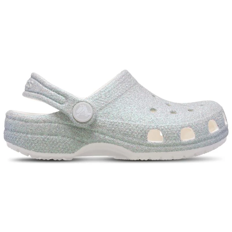 Crocs Crocs Classic Iridescent Glitter Clogs - Girls' Infant 1