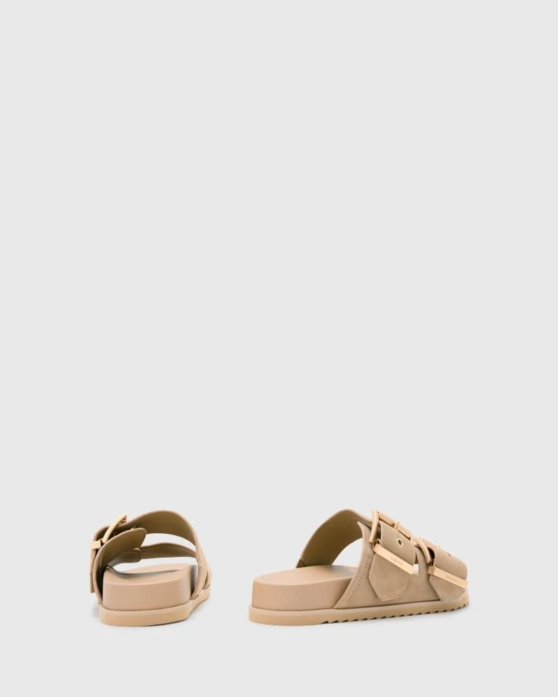 ALL SAINTS AllSaints Sian leather sandals in sand 4