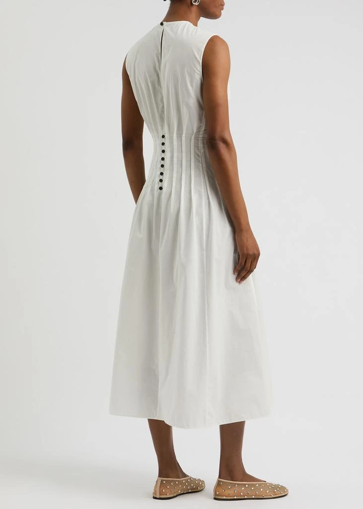 Khaite Wes cotton midi dress  3
