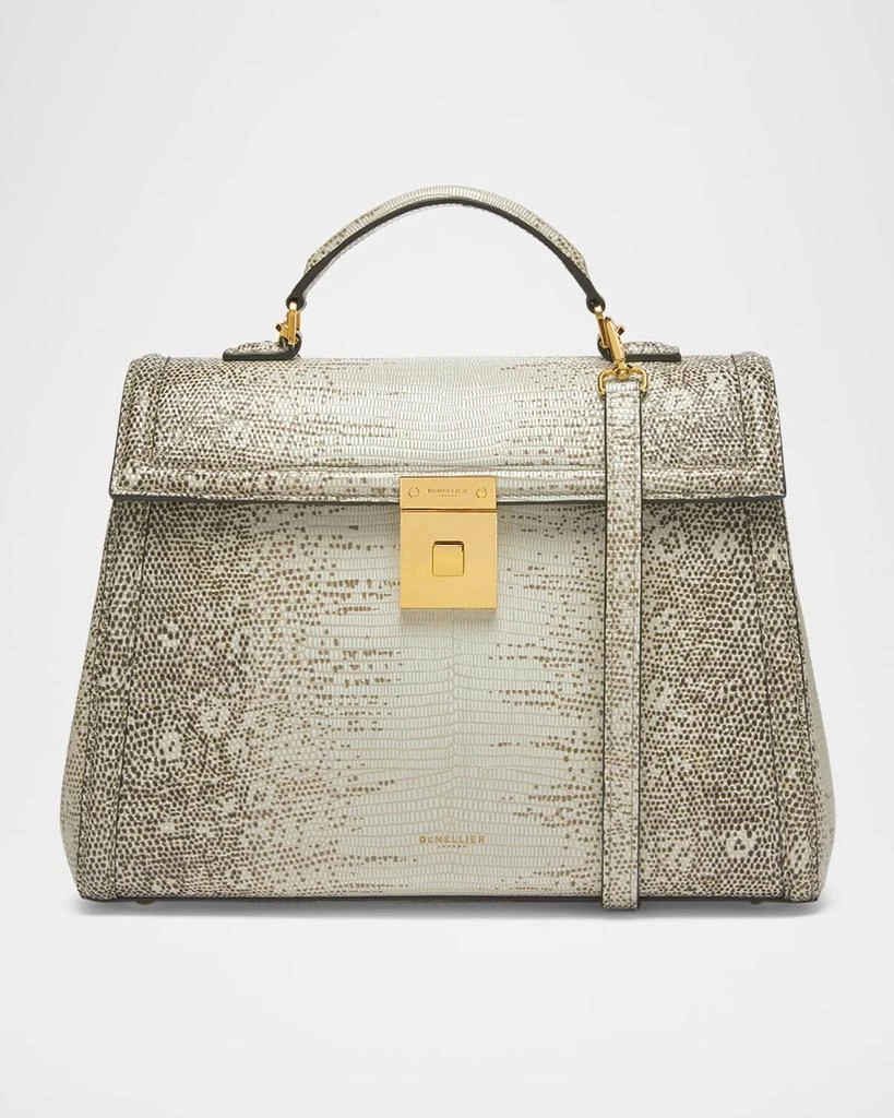 Demellier The Paris Midi Leather Top-Handle Bag 1
