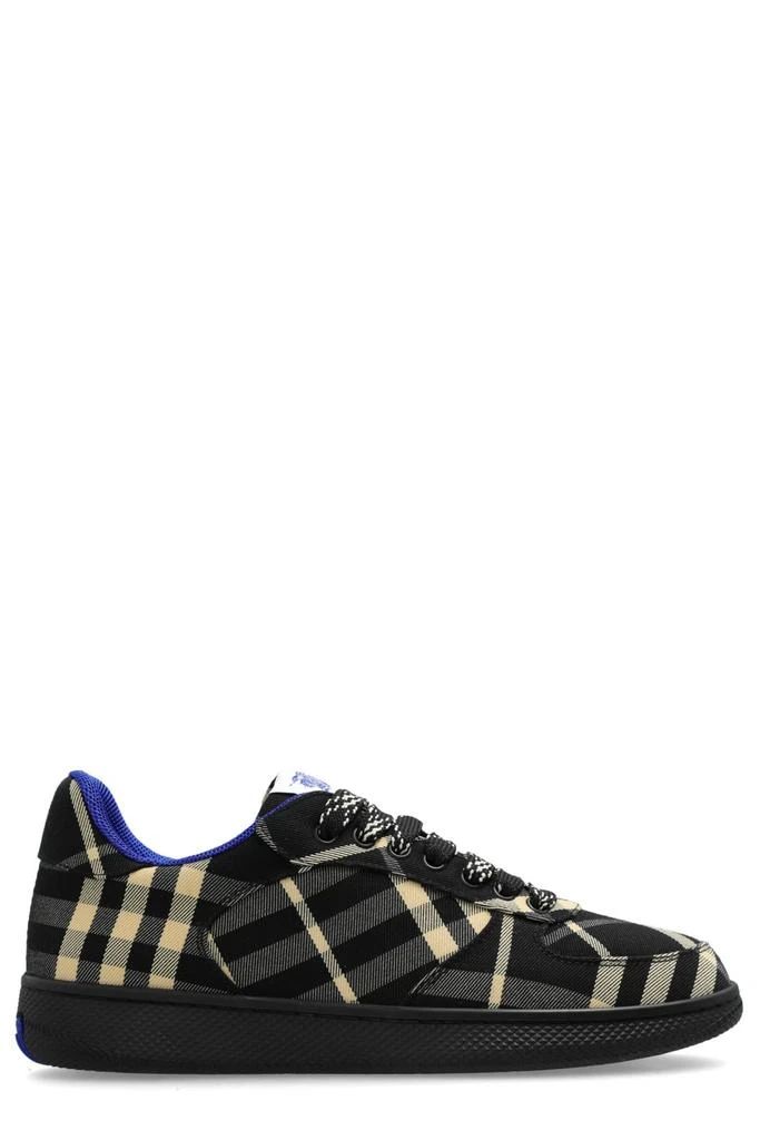 Burberry Burberry Terrace Checked Lace-Up Sneakers 1