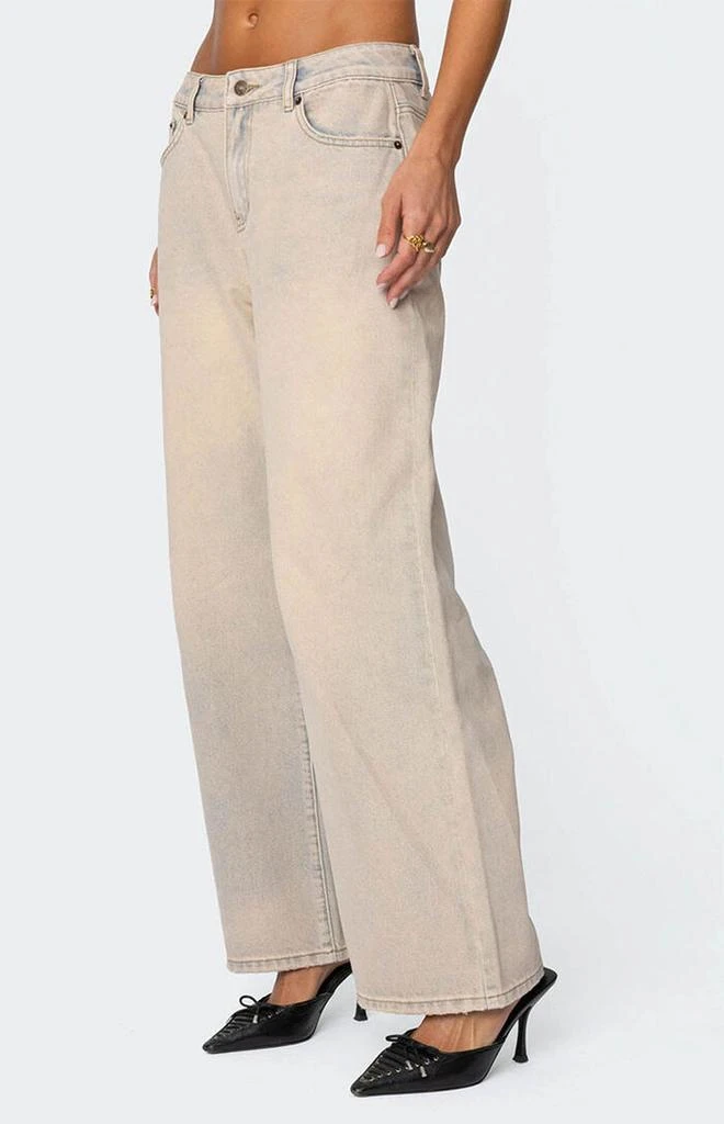 Edikted Dusty Washed Low Rise Jeans 3