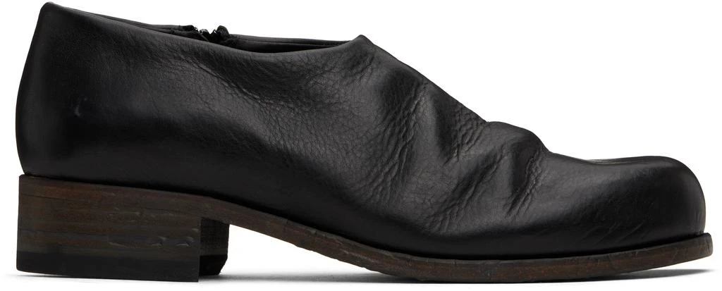 Edward Cuming Black Adam Signature Edition Bubble Toe Zip On Loafers 1