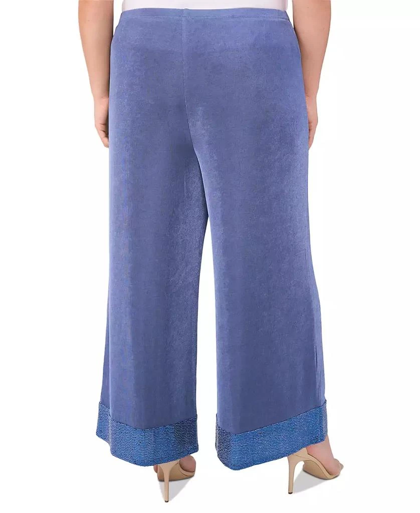 MSK Plus Size Jersey-Knit Wide-Leg Pants 5