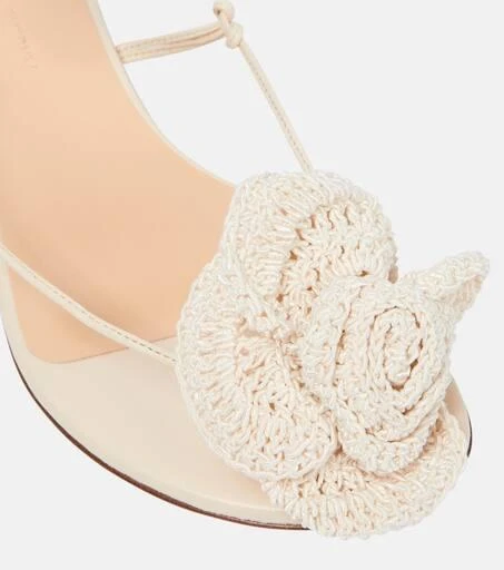 Magda Butrym Crochet and leather sandals 6