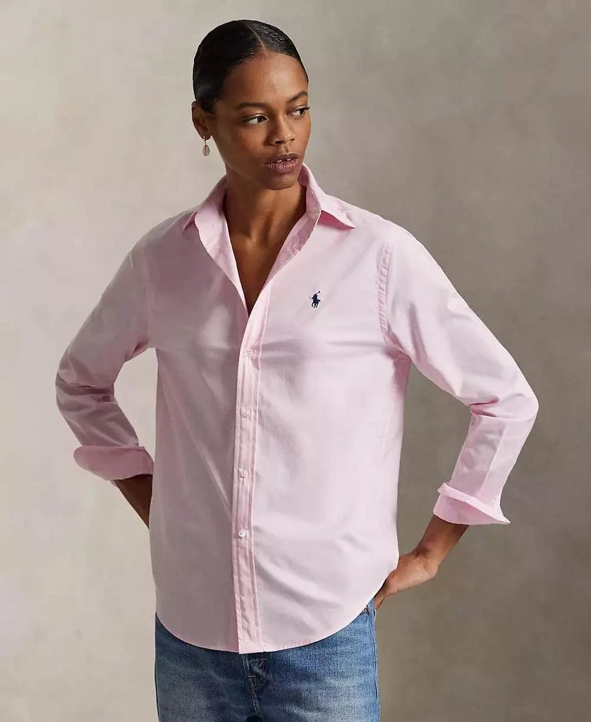 Ralph Lauren Women's Classic-Fit Cotton Twill Shirt 8