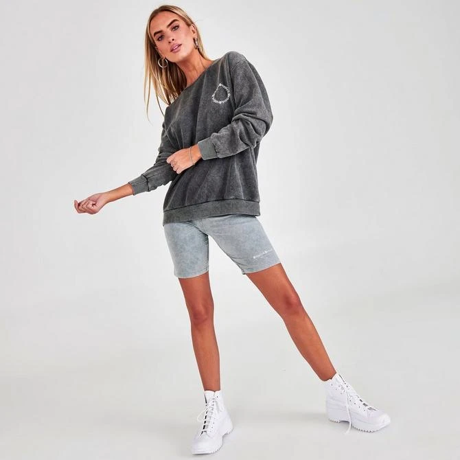 SUPPLY & DEMAND Women's Supply & Demand Gothic Washed Crewneck Sweatshirt 3