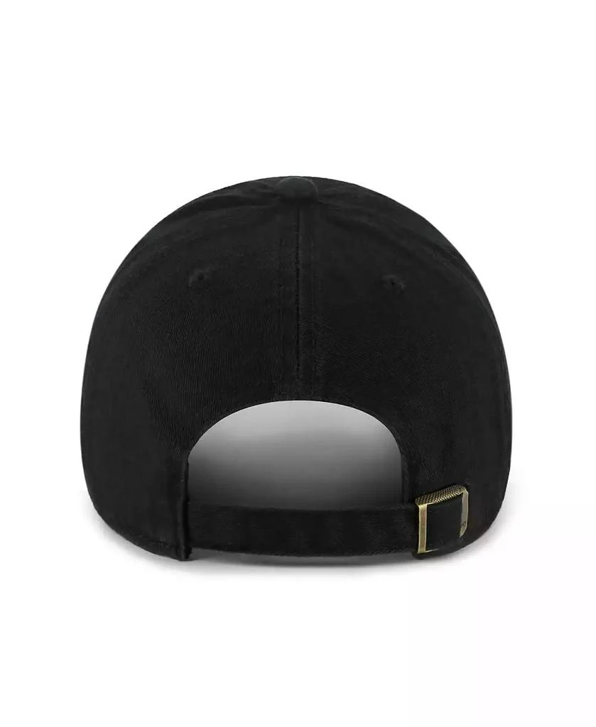 47 Brand Men's Black Purdue Boilermakers Vault Clean Up Adjustable Hat 3