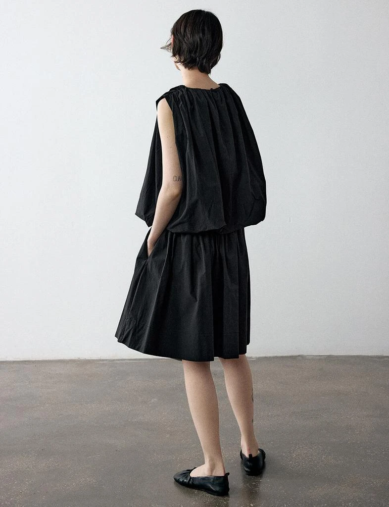 Pixie Market Black Puff Parachute Top 9