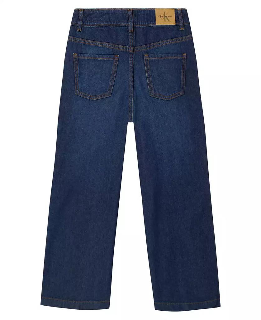 Calvin Klein Girls
 7-16 Wide-Leg Denim Jeans