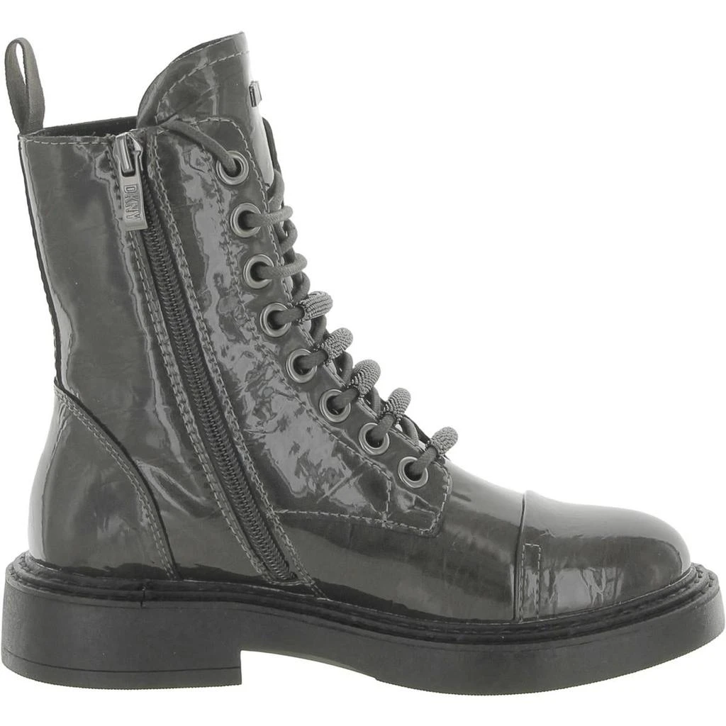 DKNY Katlyn Womens Lace Up Block Heel Combat & Lace-up Boots 2