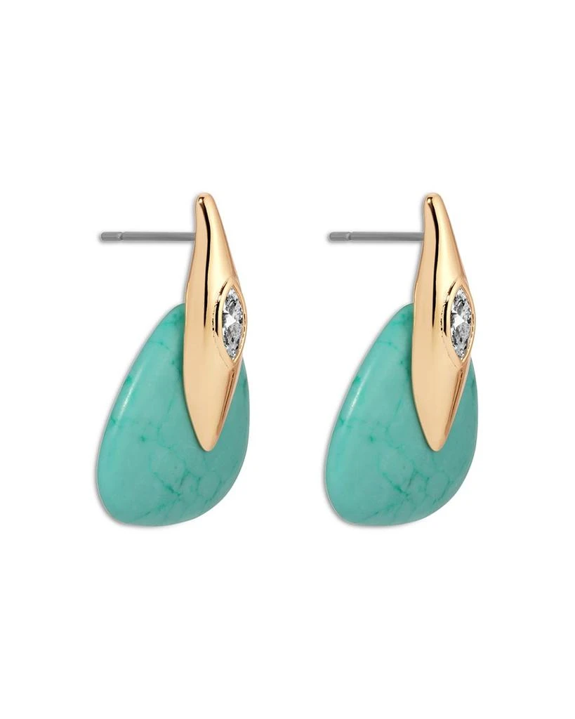Ettika Jewelry Turquoise Solstice Turquoise & Cubic Zirconia Drop Earrings 2