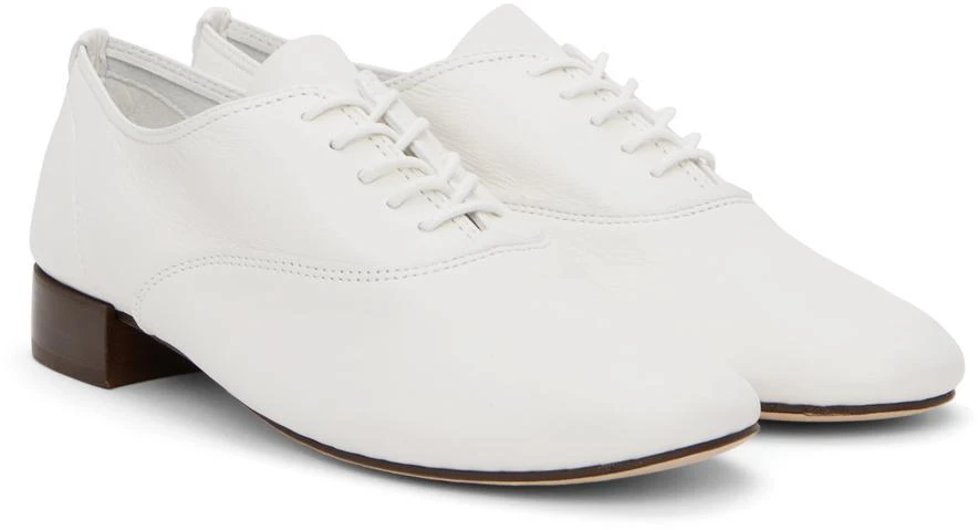 Repetto White Zizi Oxfords 4