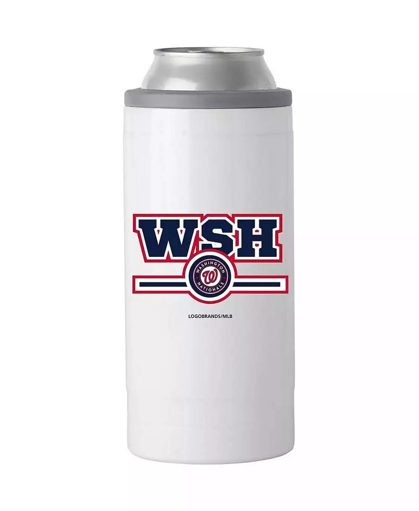 Logo Brands Washington Nationals 12 Oz Letterman Slim Can Cooler 1