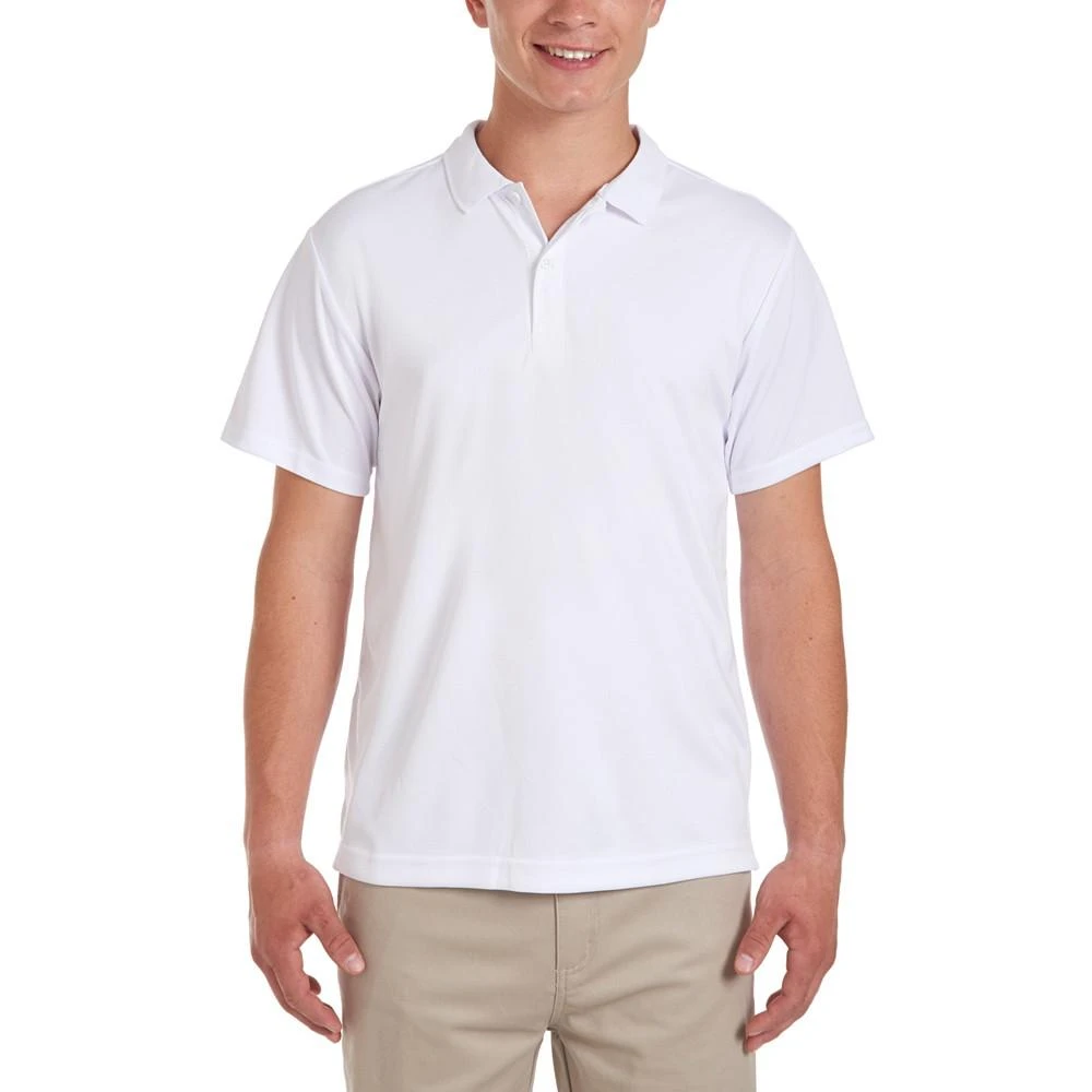 Nautica Young Men Uniform Short Sleeve Performance Stretch Polo 1